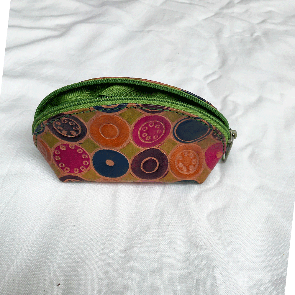 Leather Coin Purses, Multi Color