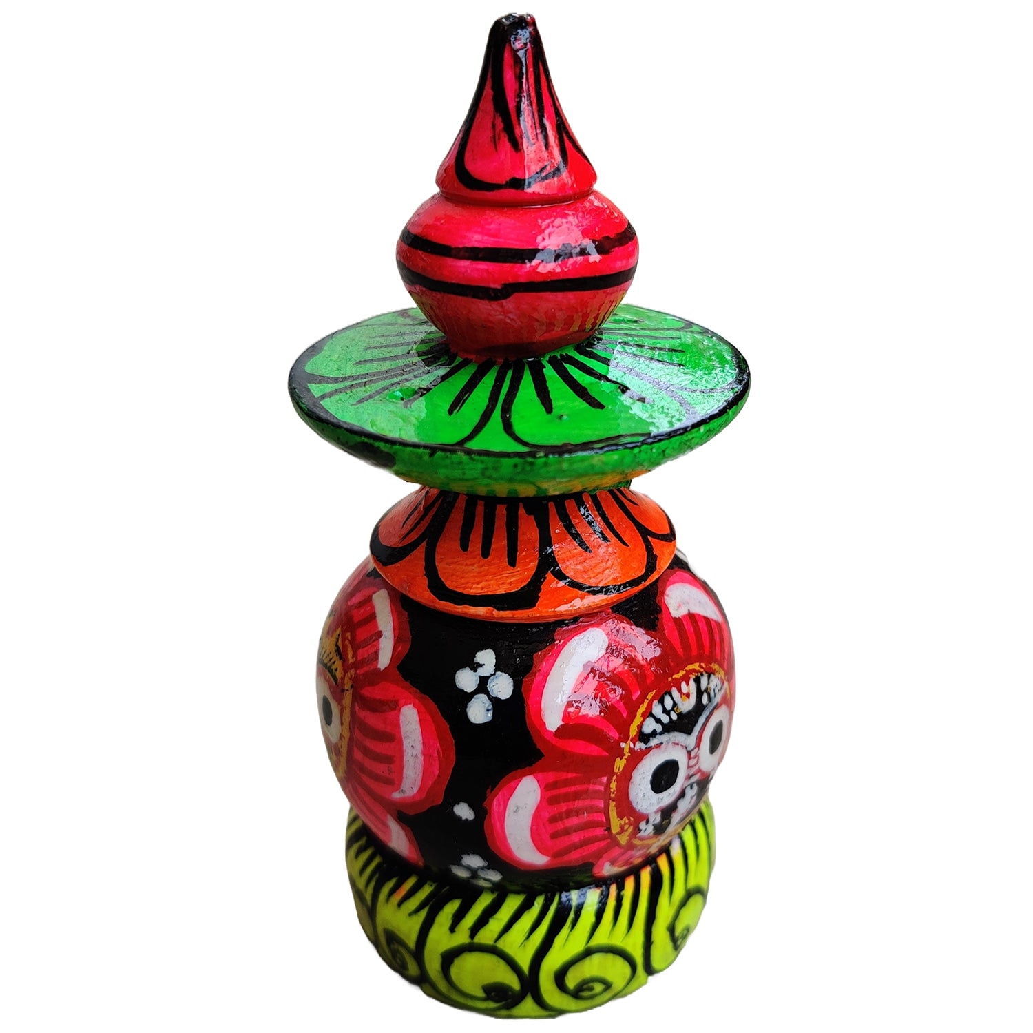 Odisha Painting Of Lord Jagannath Wooden Incense Stick Stand