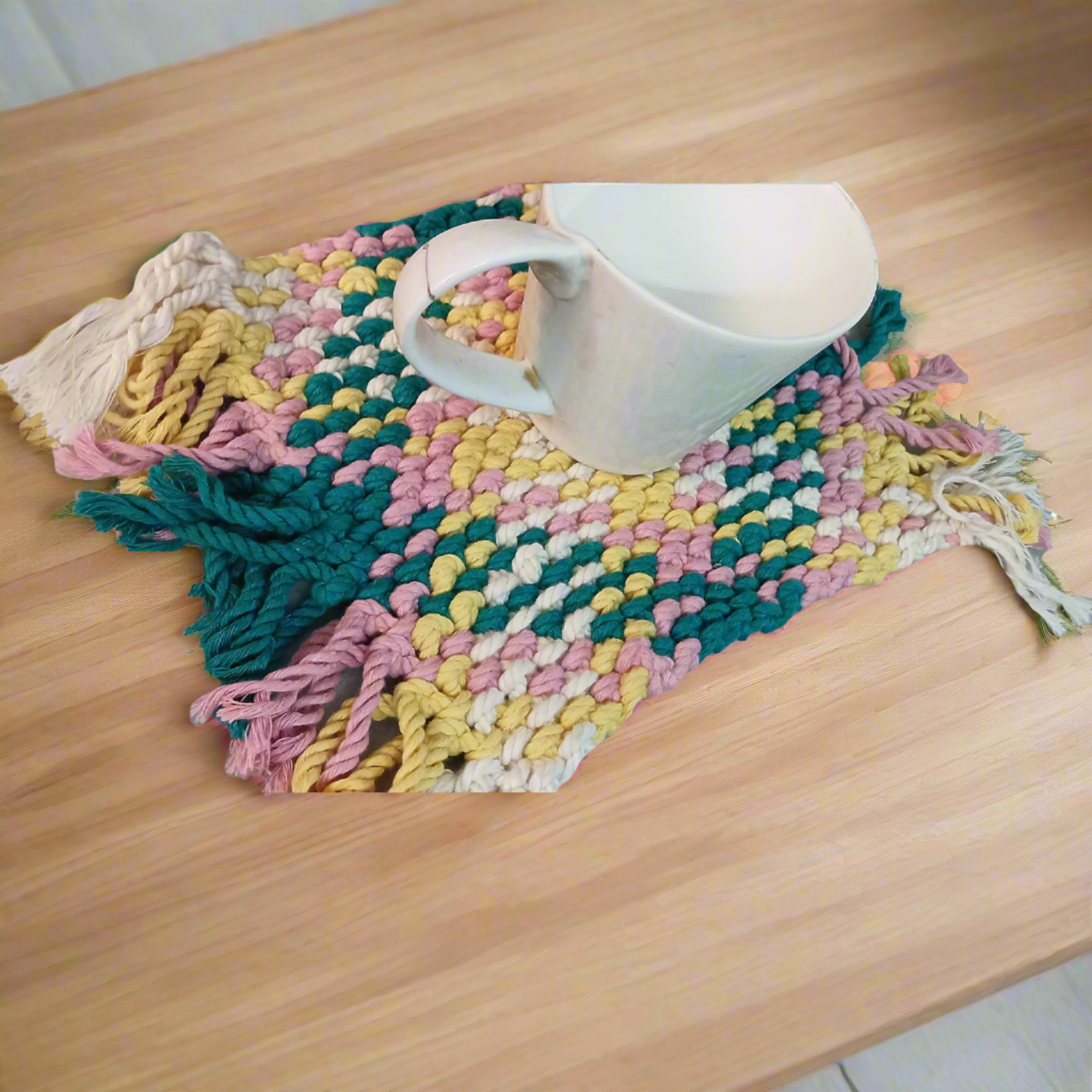 Handmade Mini Crochet Table Runner