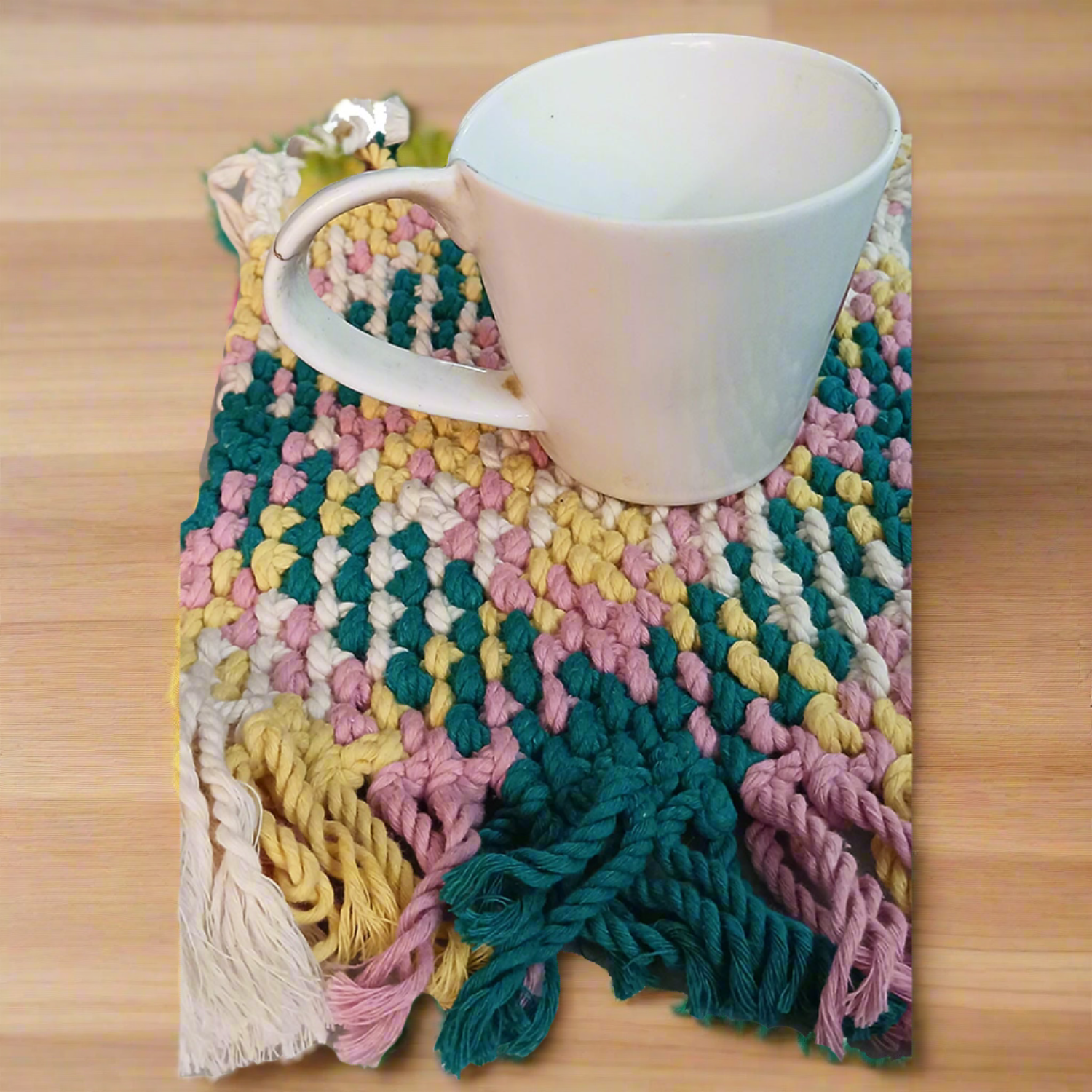 Handmade Mini Crochet Table Runner