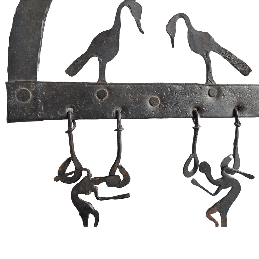 Gond Metal Art Wrought Iron Birds