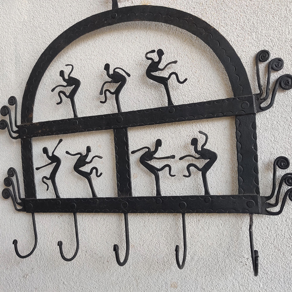 Gond Metal Art Wrought Iron Musical Band