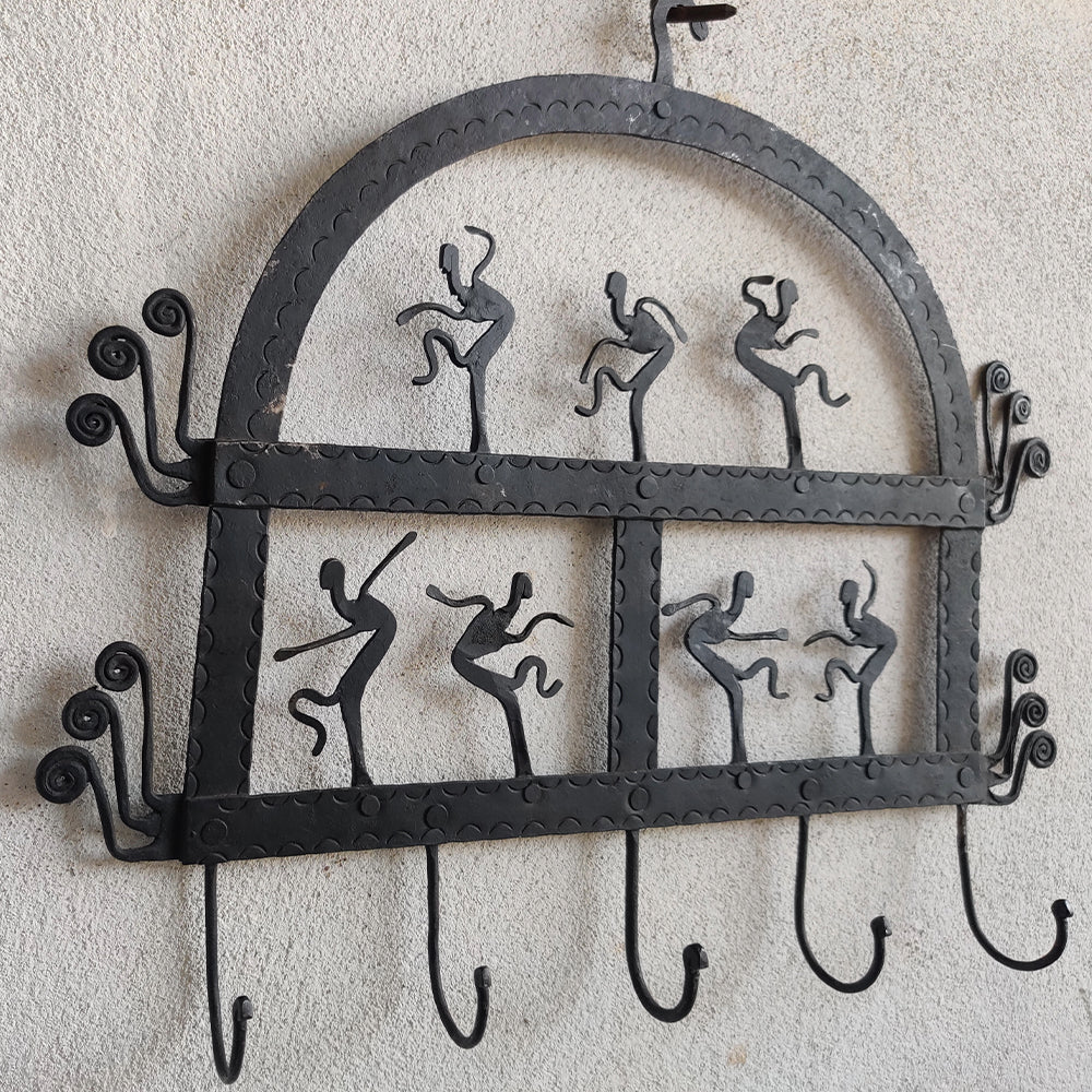 Gond Metal Art Wrought Iron Musical Band