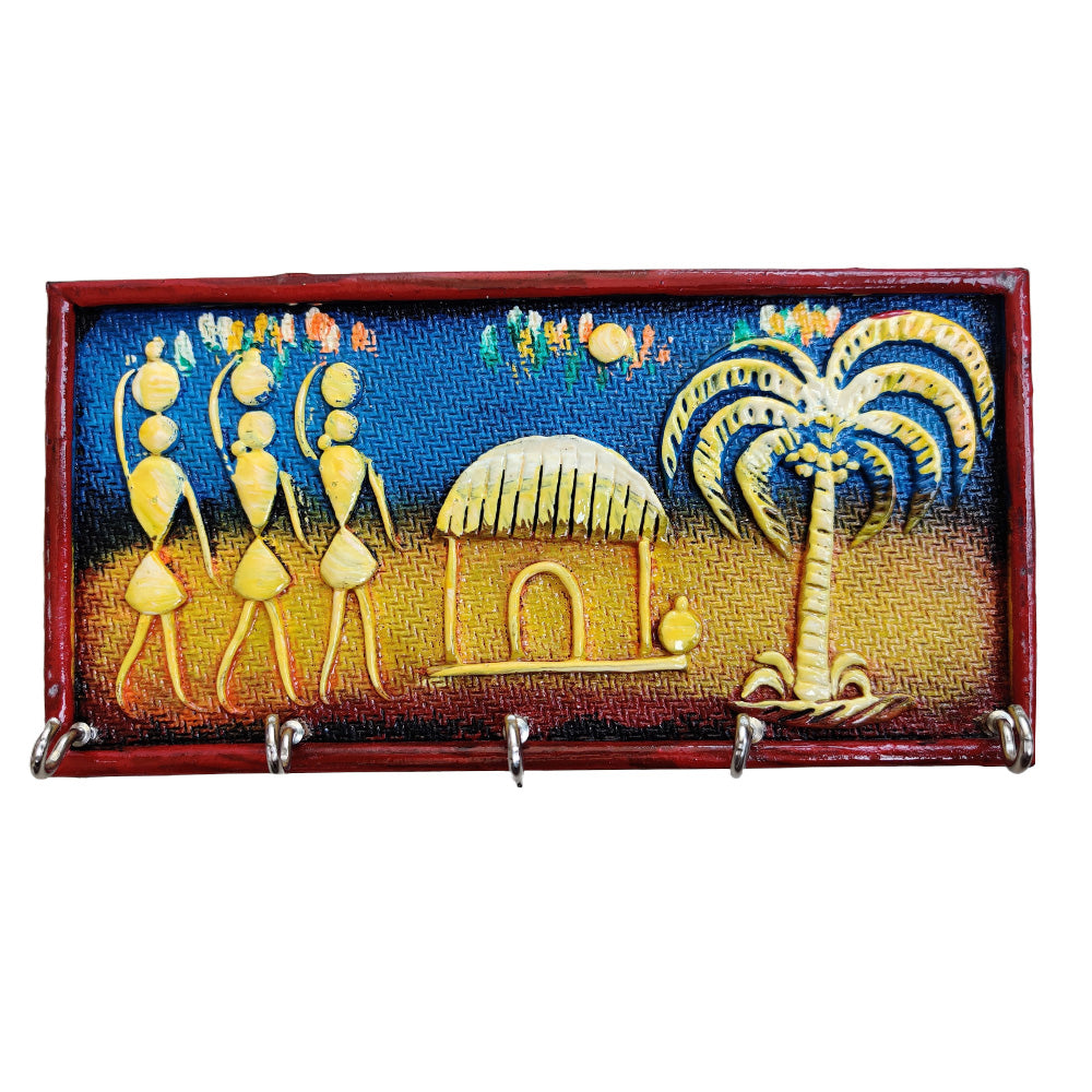 Paper mache key holder