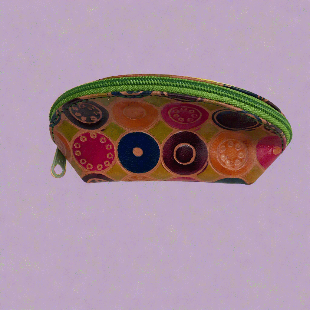 Leather Coin Purses, Multi Color