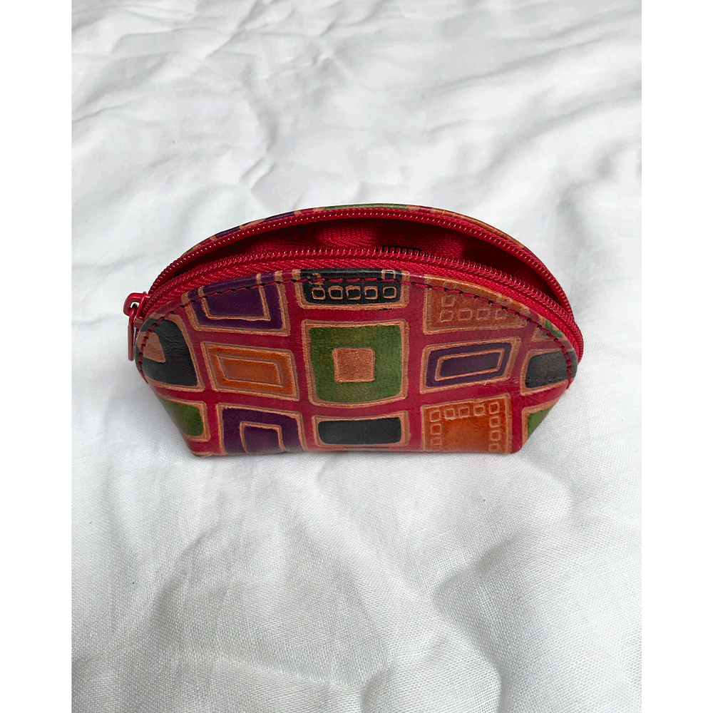 Leather Coin Purses, Multi Color