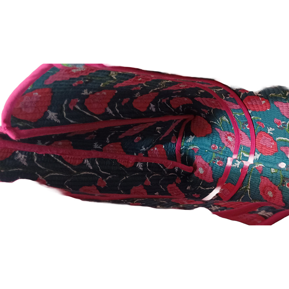 Multicolor Block Printed Cotton Quilted Tote Bags