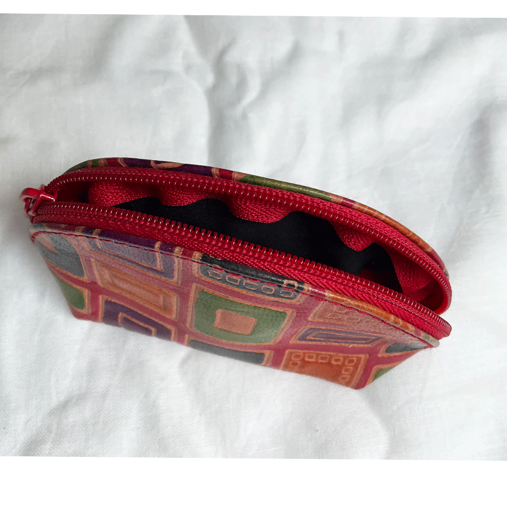 Leather Coin Purses, Multi Color