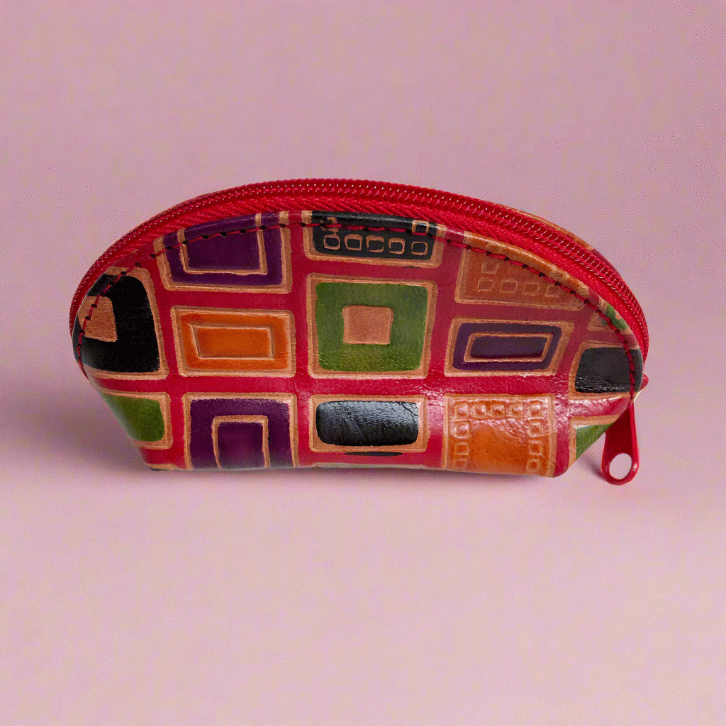 Leather Coin Purses, Multi Color