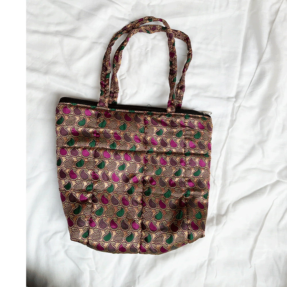 Multicolor Handcrafted Cotton Hand Bag