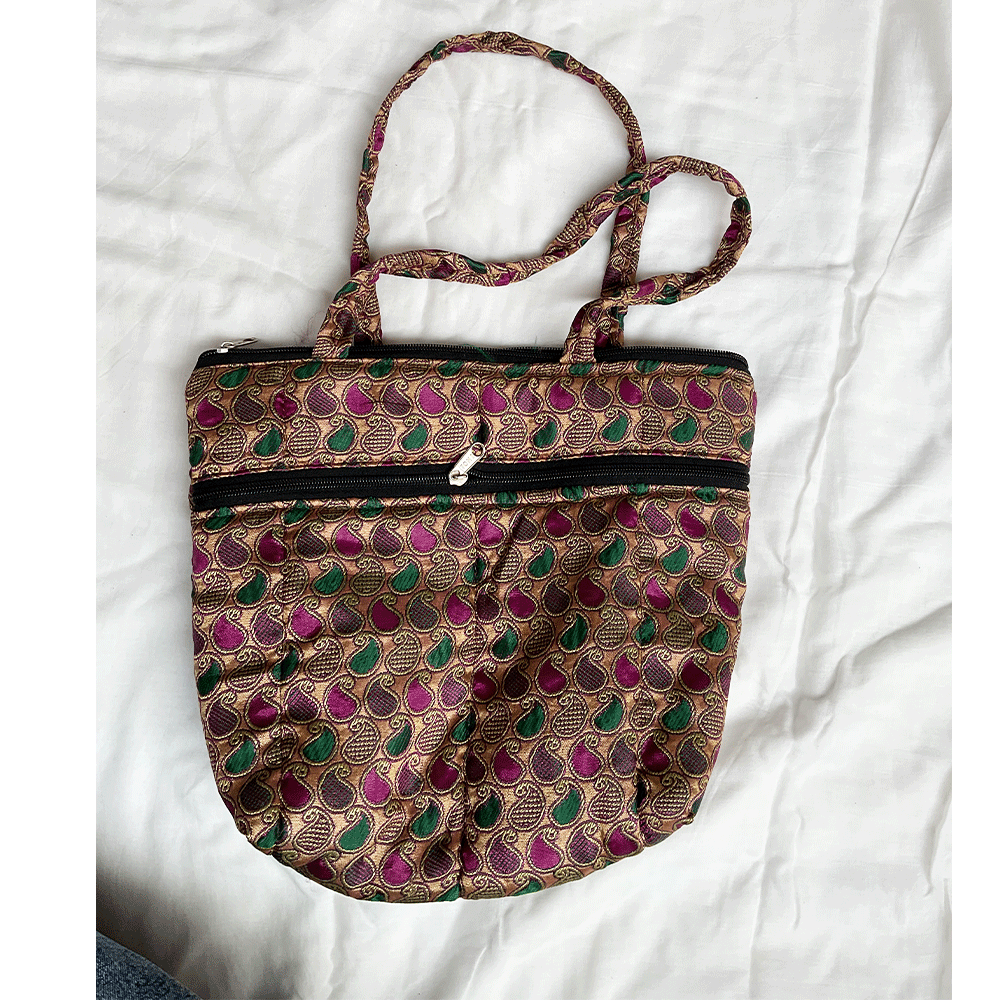 Multicolor Handcrafted Cotton Hand Bag