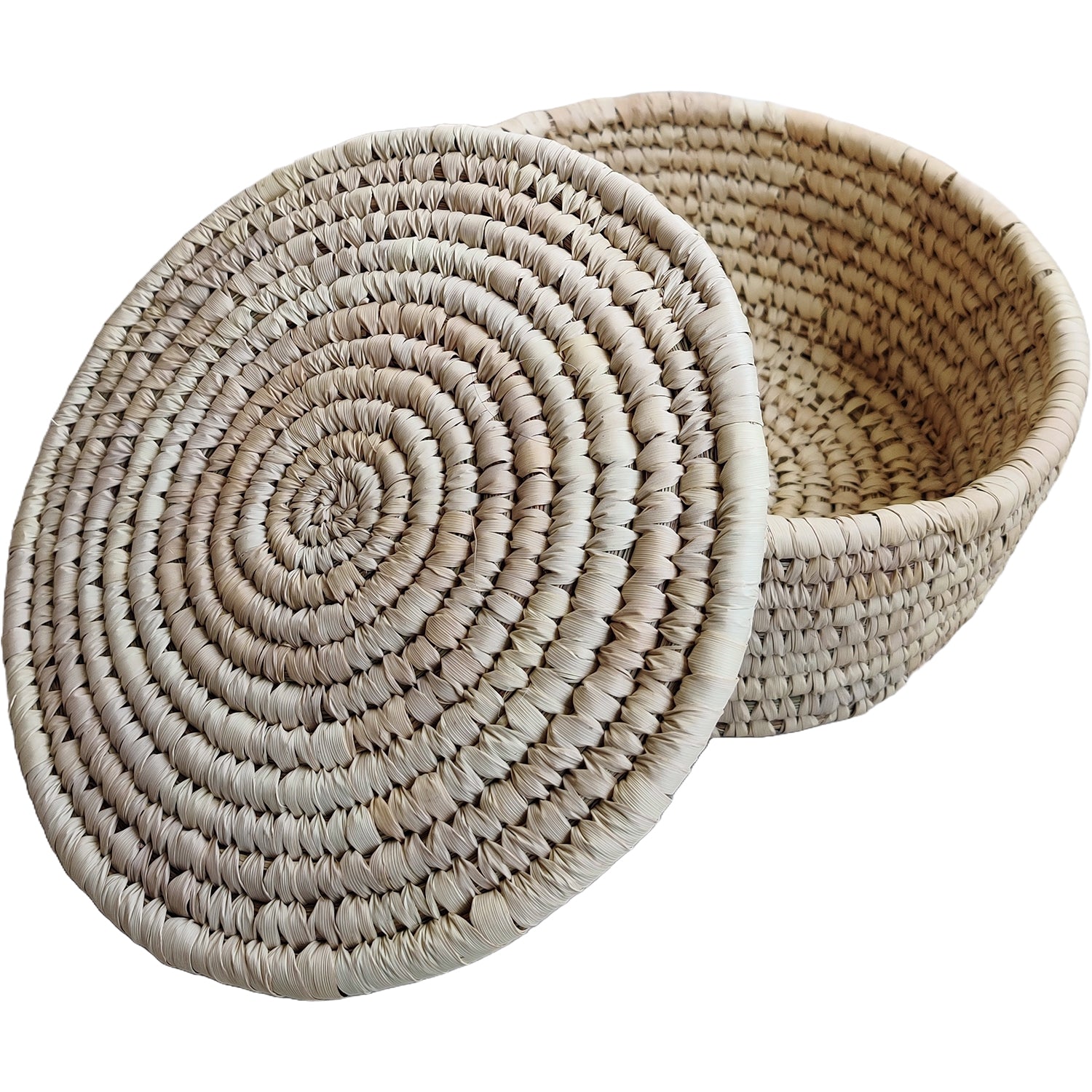 Roti Baskets Made Of Sabai Grass With  Lid