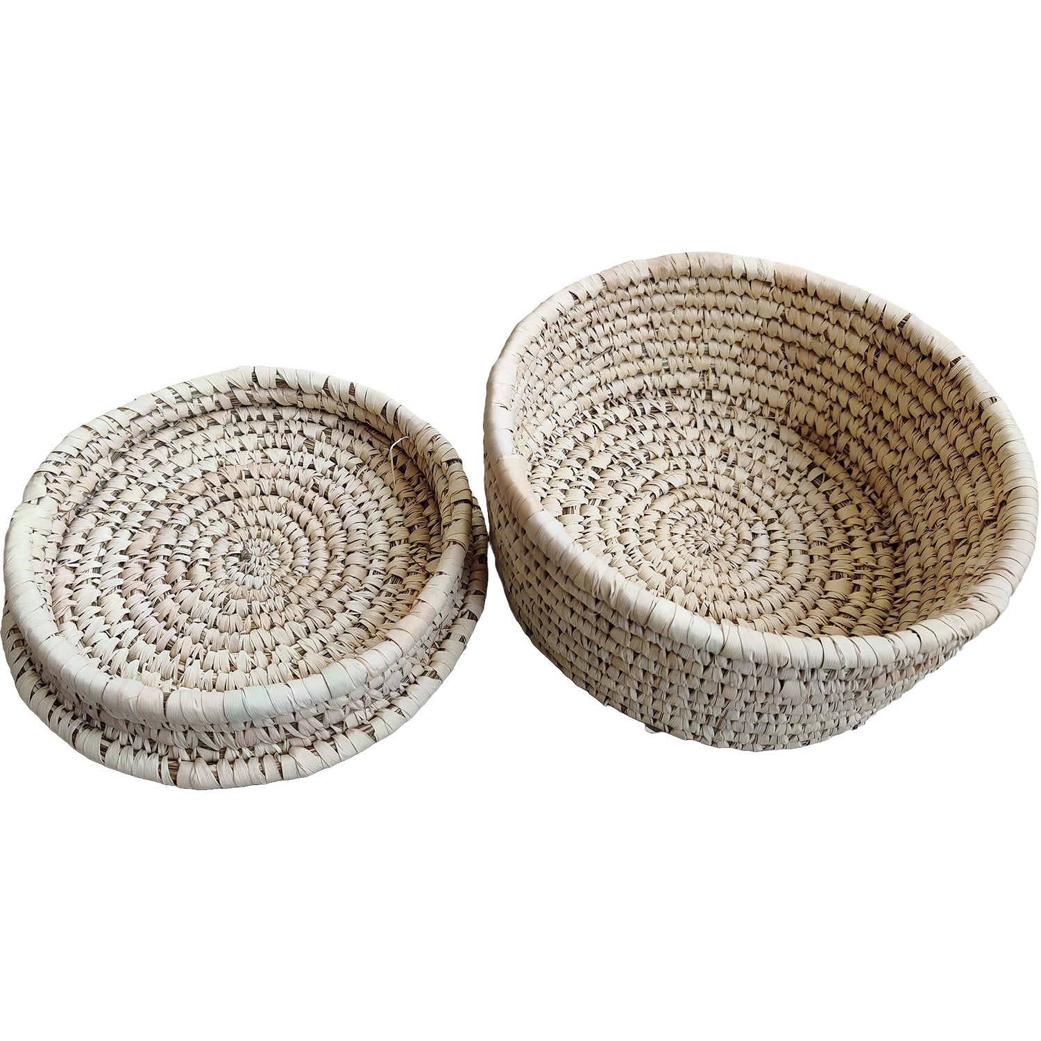 Roti Baskets Made Of Sabai Grass With  Lid