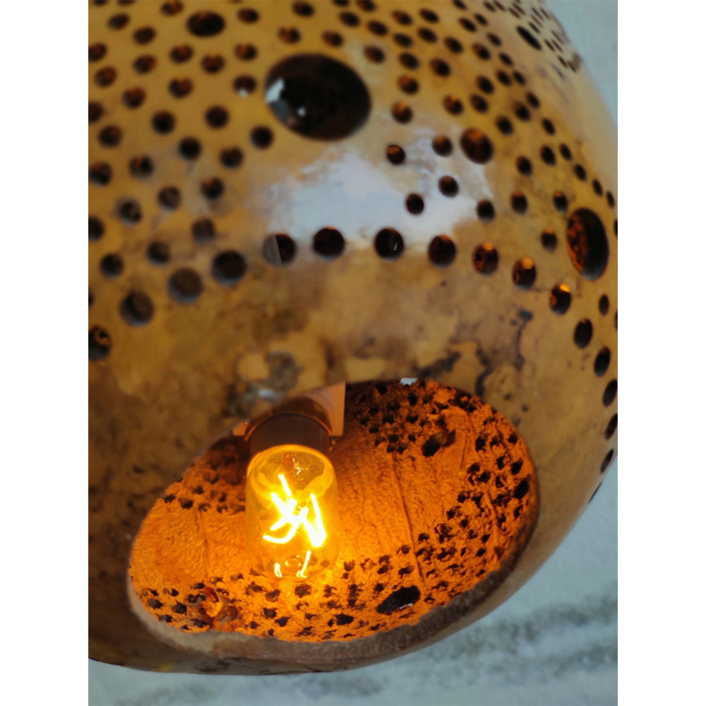 Dhokra Arts Handcrafted Bottle Guard Lamp