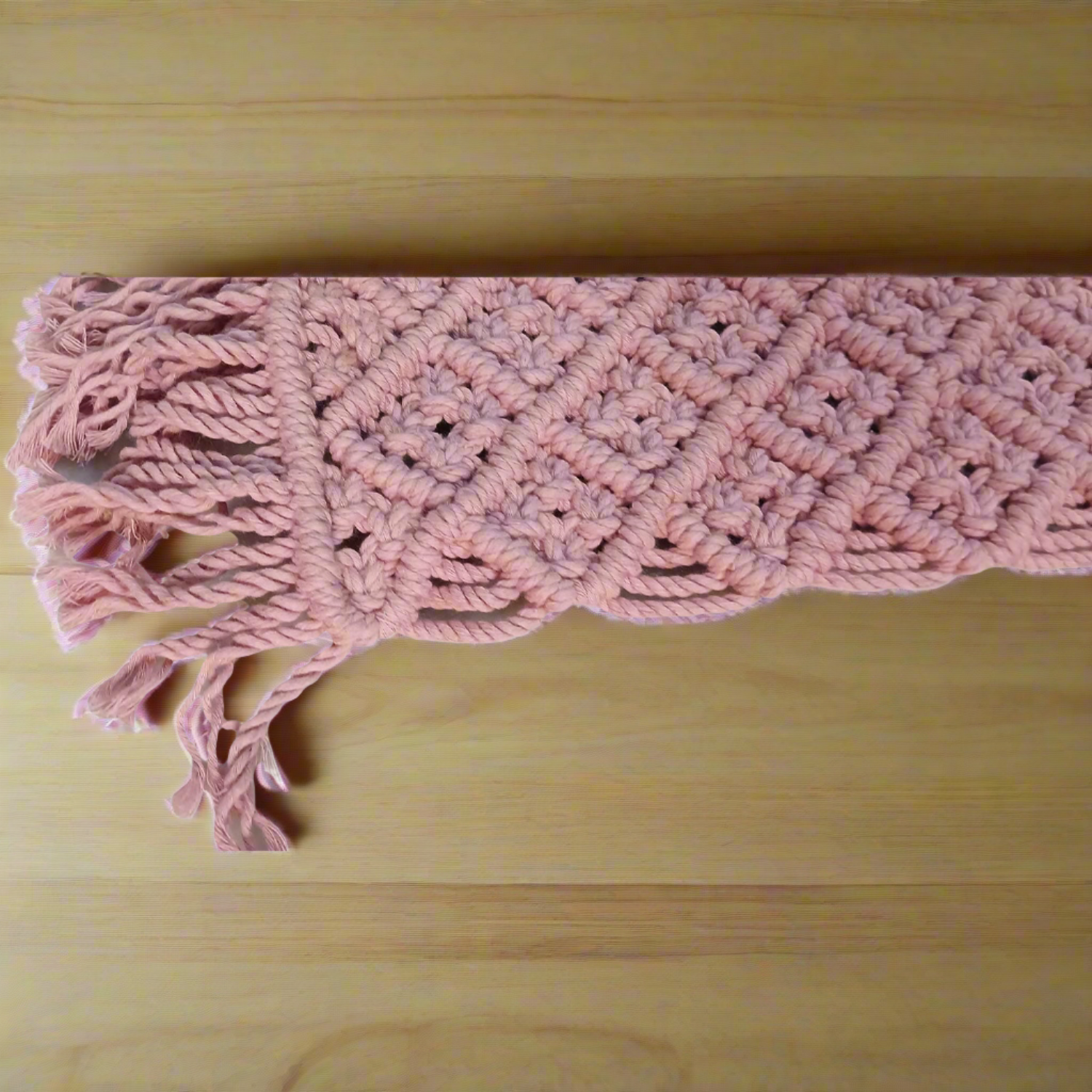 Handmade Mini Crochet Table Runner