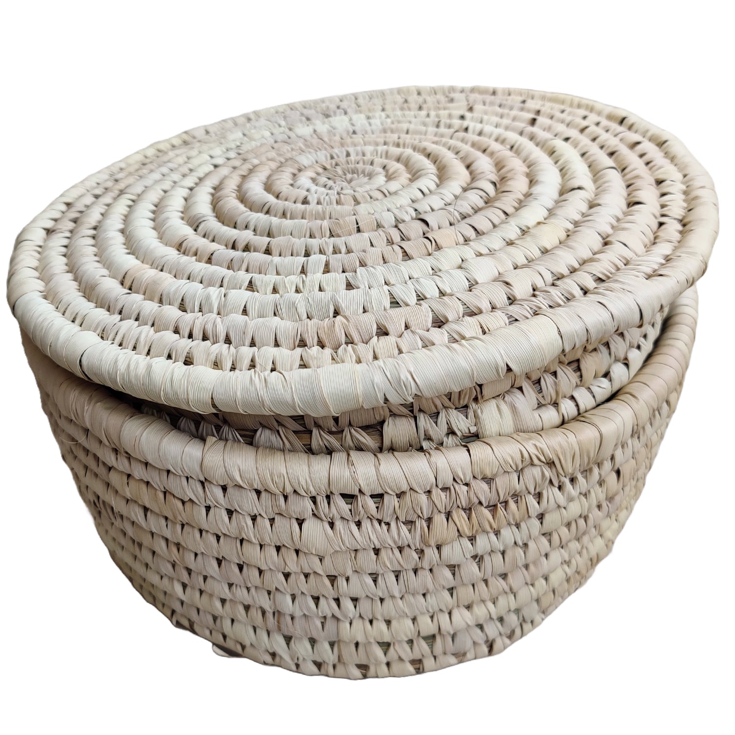 Roti Baskets Made Of Sabai Grass With  Lid