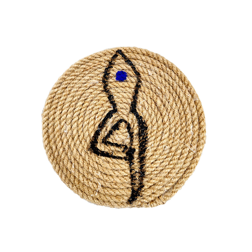 Jute Macrame Coasters set of 5 , coffee mug holder
