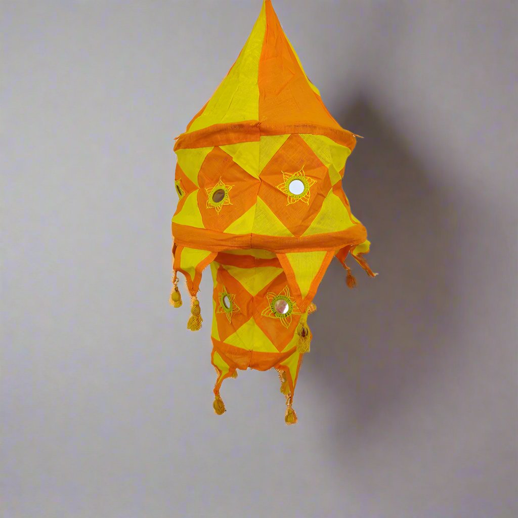 Applique Cotton Lampshade