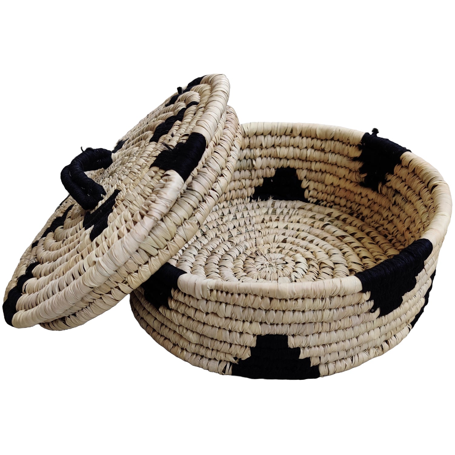 Roti Baskets Made Of Sabai Grass With  Lid