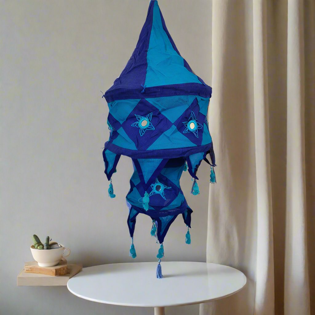 Applique Cotton Lampshade