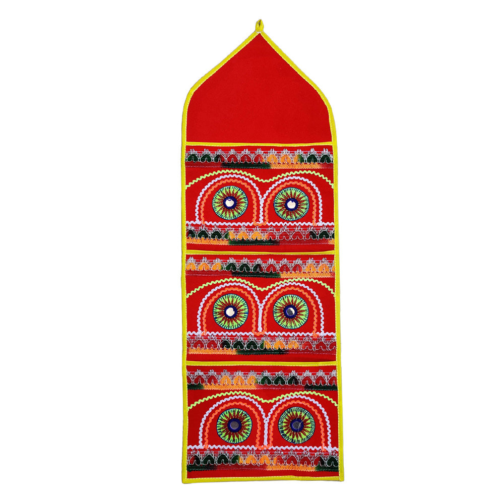 Applique Letter Box Pouch