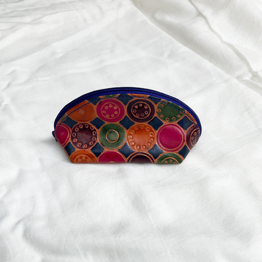 Leather Coin Purses,  Multi Color