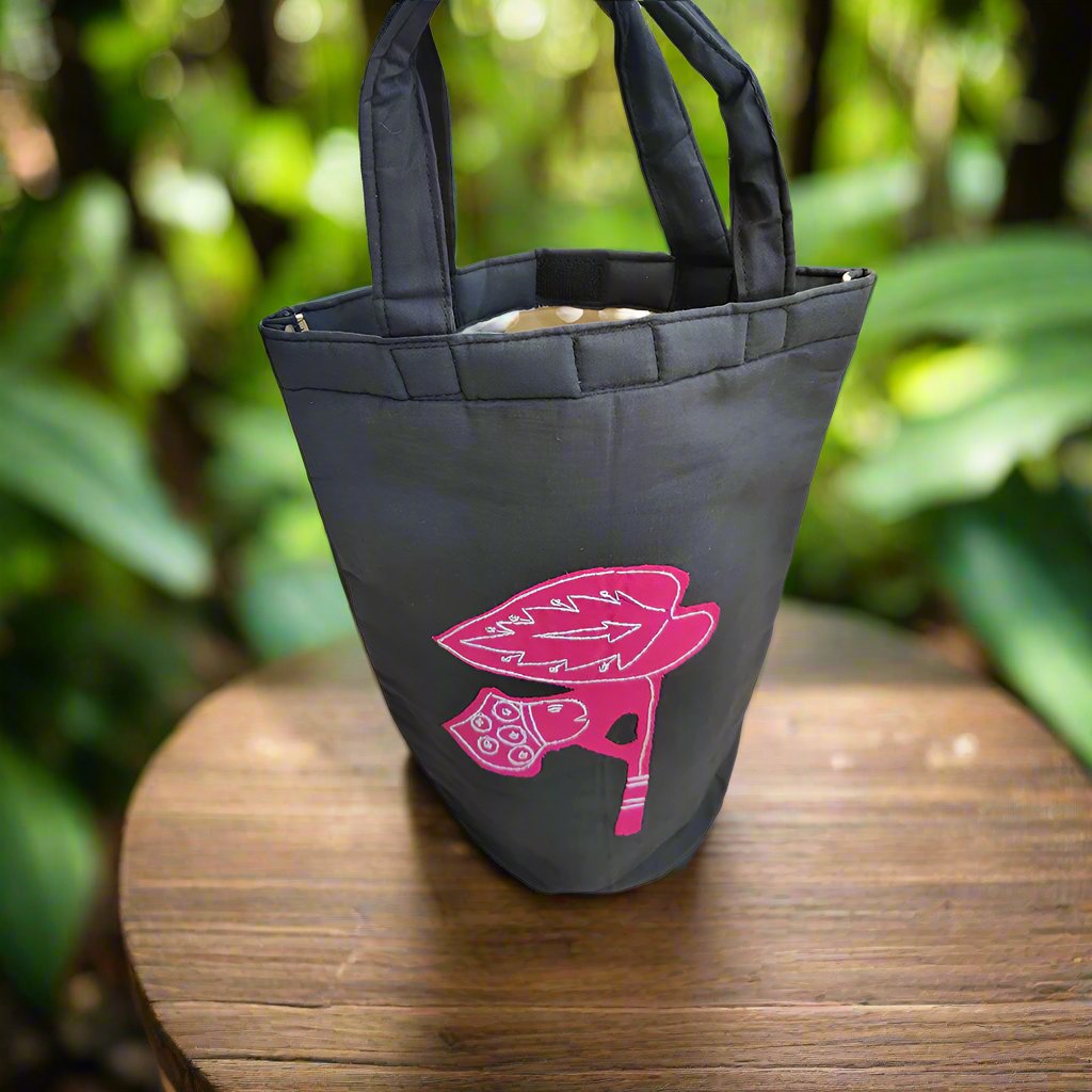 Applique Cotton Hand Bag