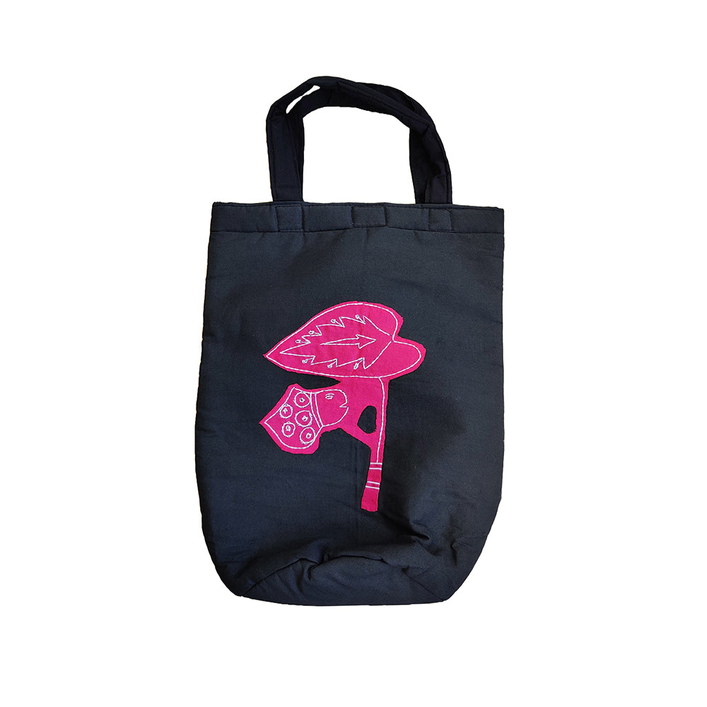 Applique Cotton Hand Bag