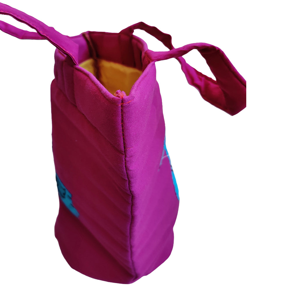 Applique Cotton Hand Bag