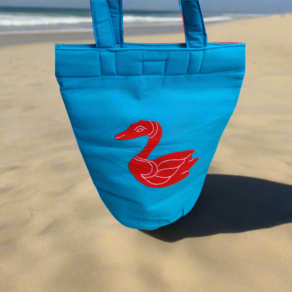 Applique Cotton Hand Bag