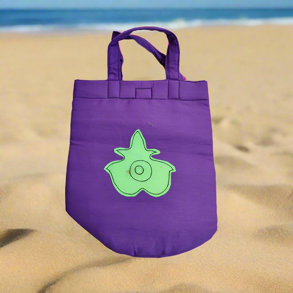 Applique Cotton Hand Bag