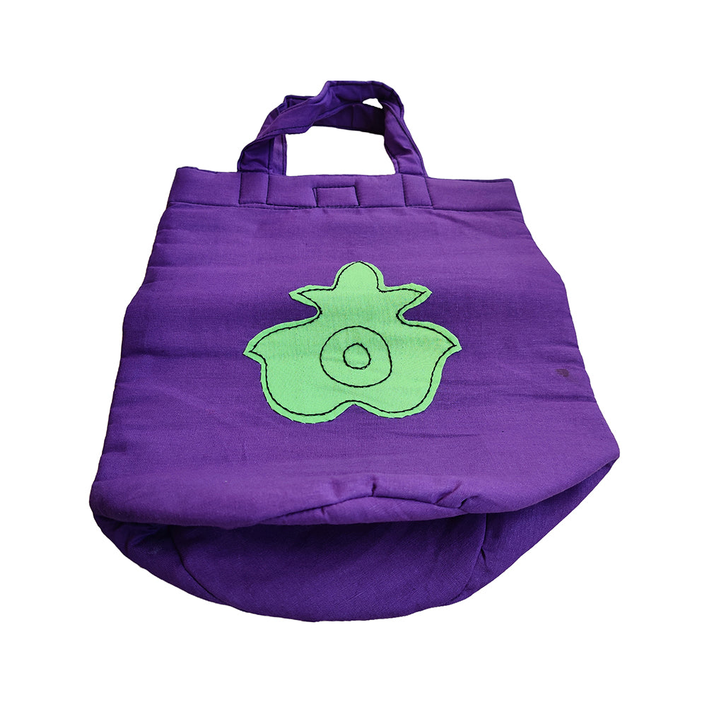 Applique Cotton Hand Bag