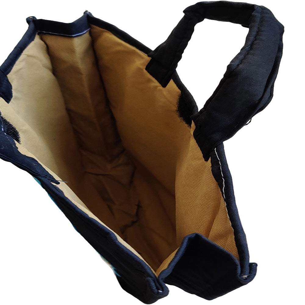 Applique Cotton Hand Bag