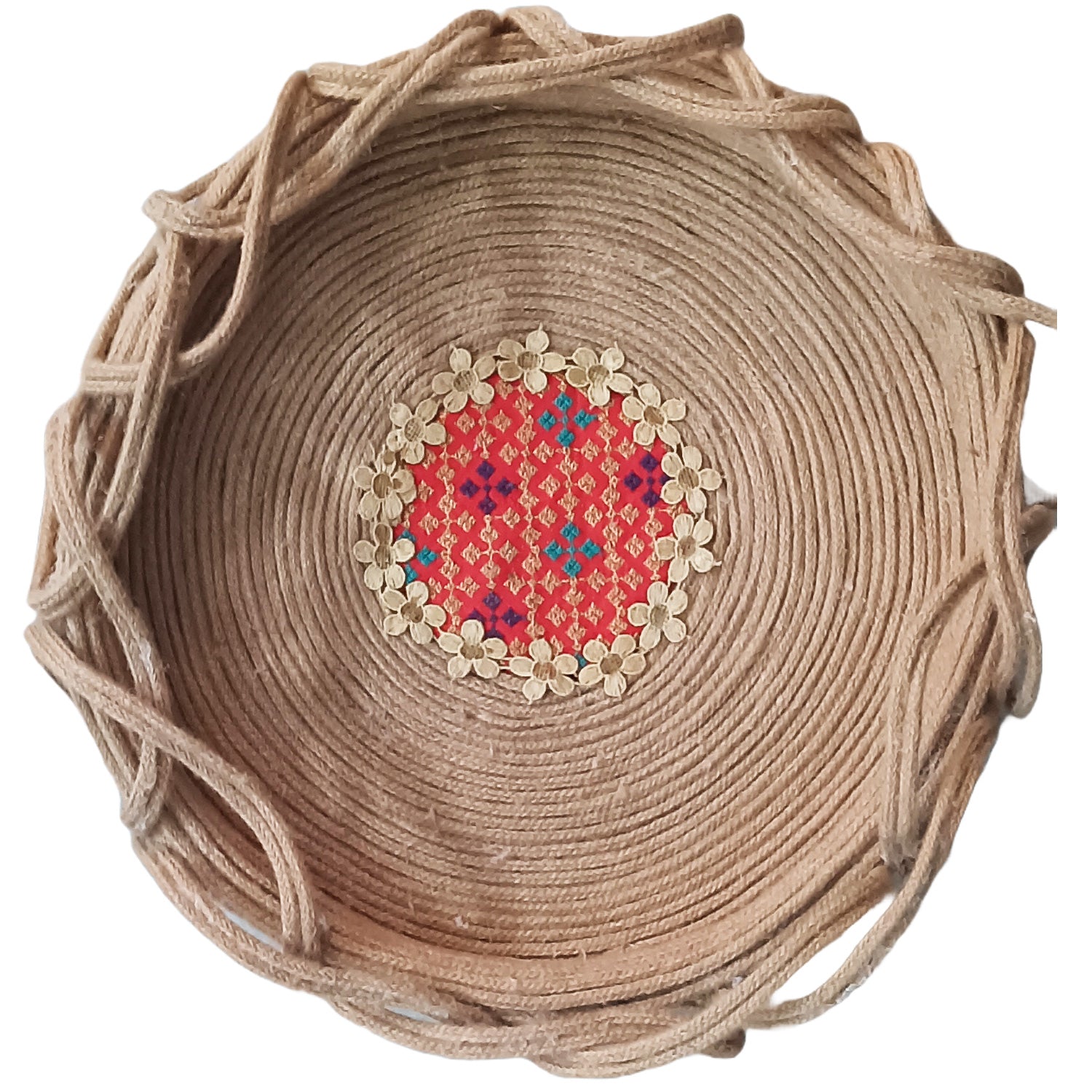 Natural Jute Fruits Storage Basket Tokri