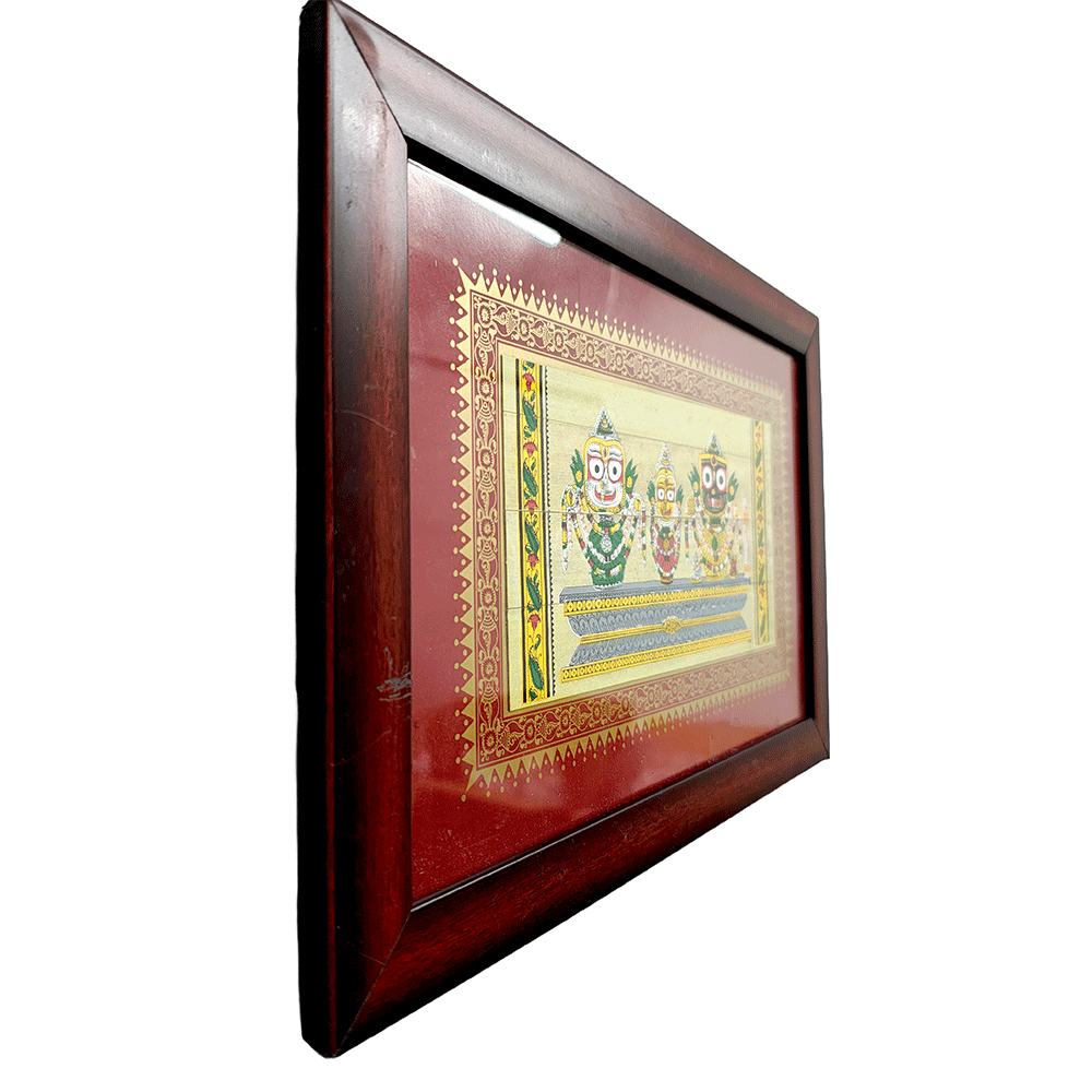Traditional Pattachitra jagannath Painting With Frame Indian Art