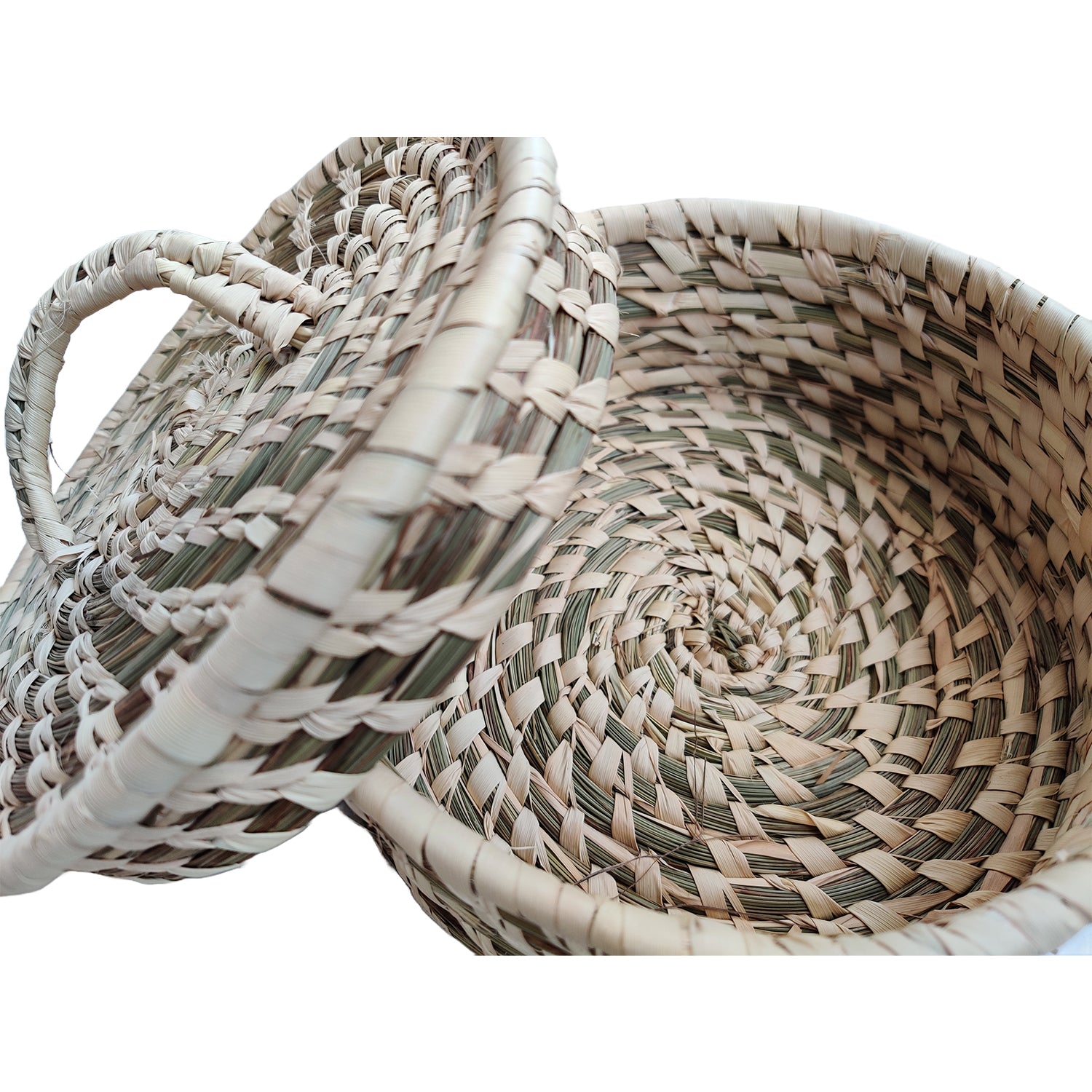 Roti Baskets Made Of Sabai Grass With  Lid
