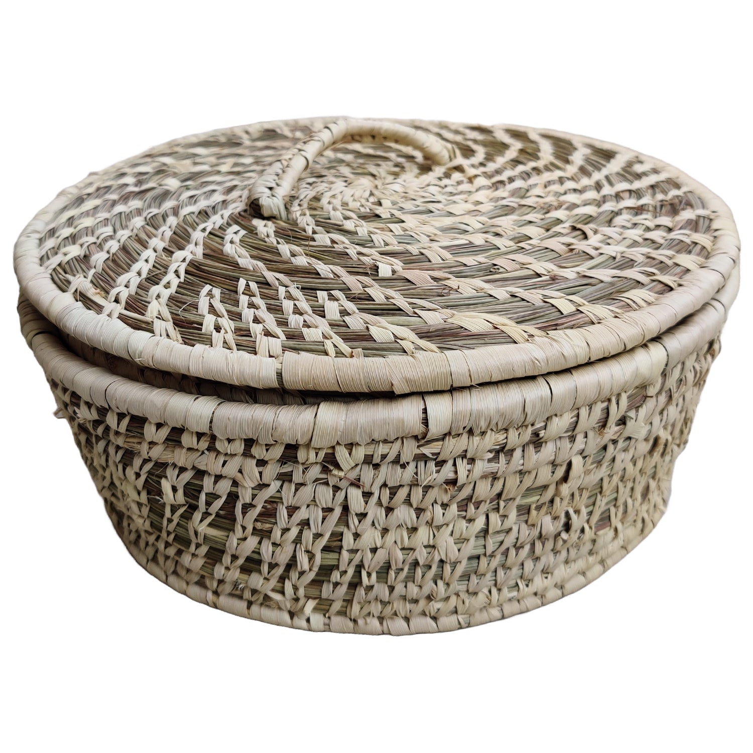Roti Baskets Made Of Sabai Grass With  Lid