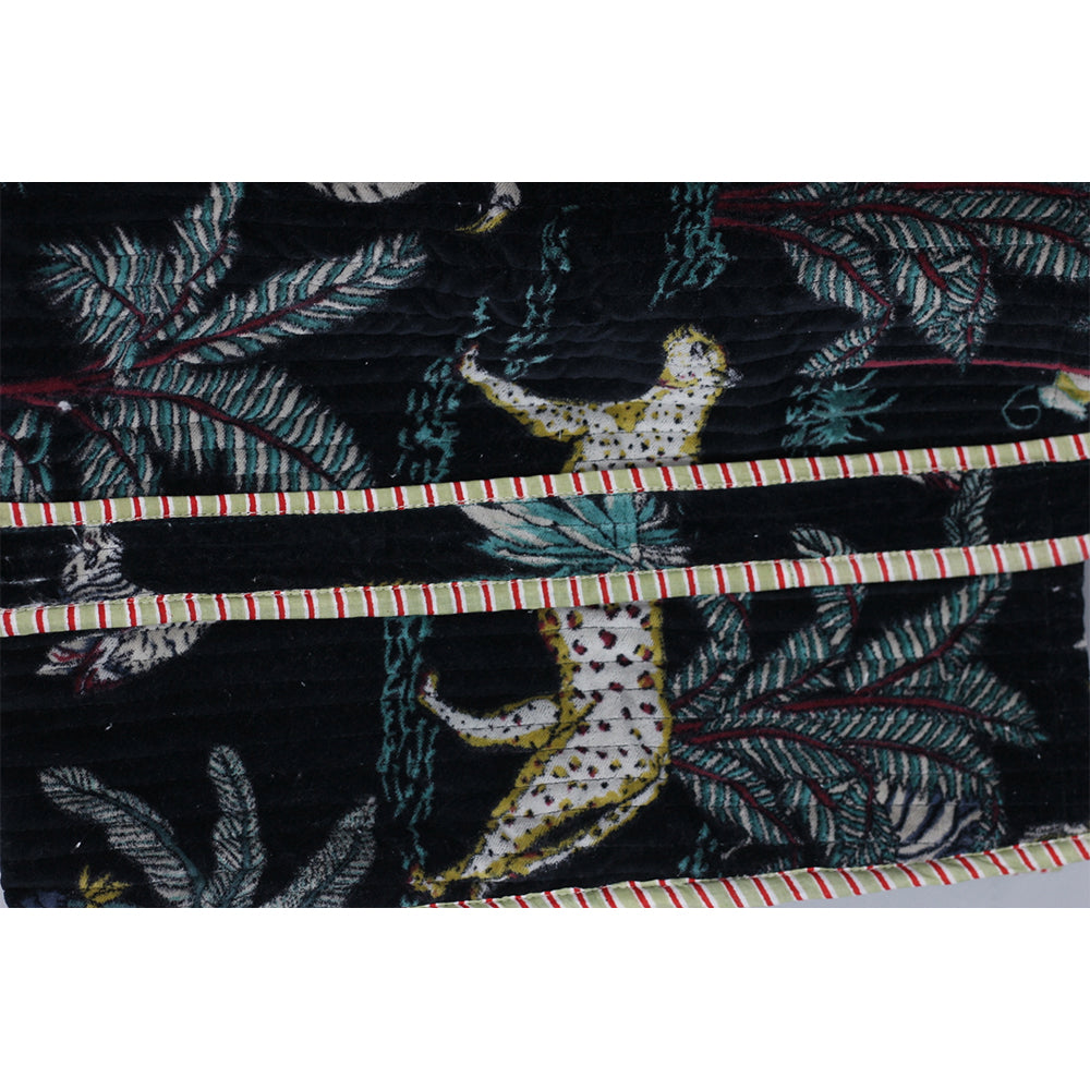 Multicolor Block Printed Cotton Quilted Tote Bags