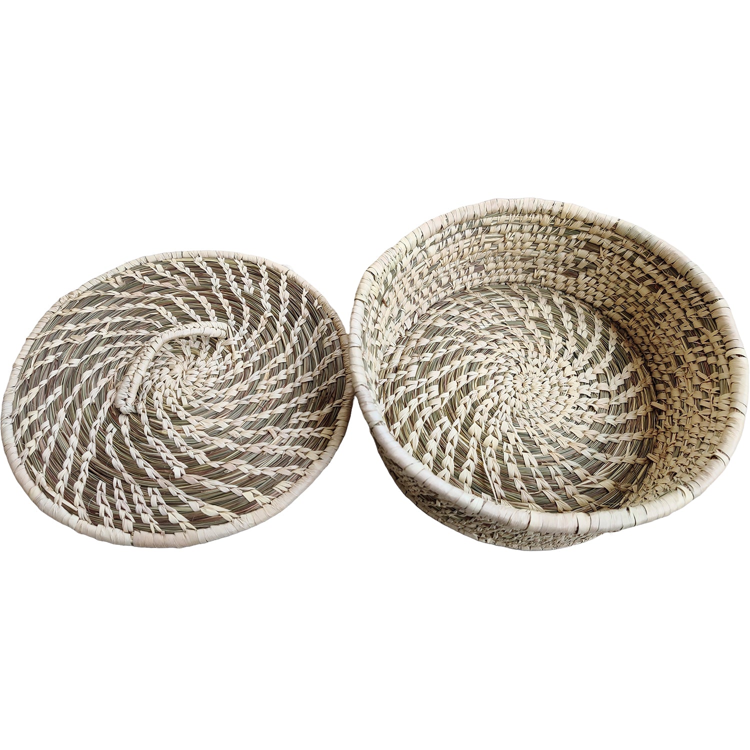 Roti Baskets Made Of Sabai Grass With  Lid