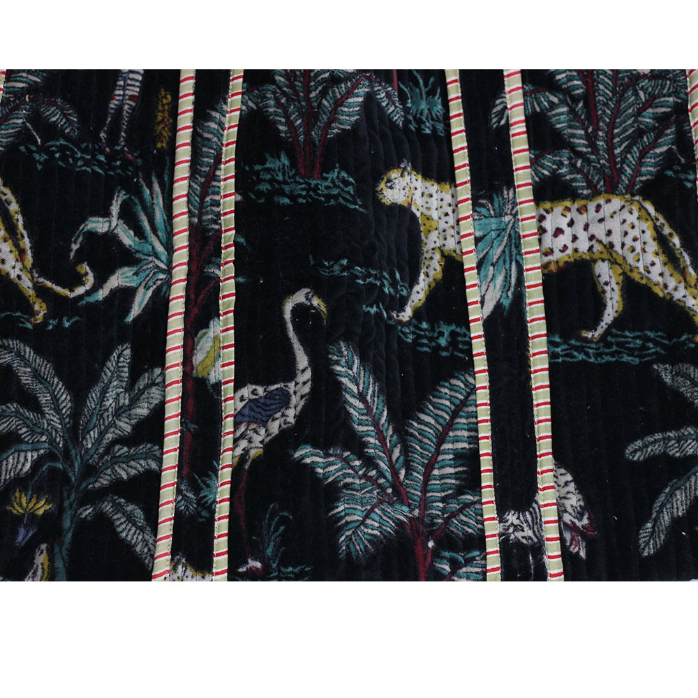 Multicolor Block Printed Cotton Quilted Tote Bags