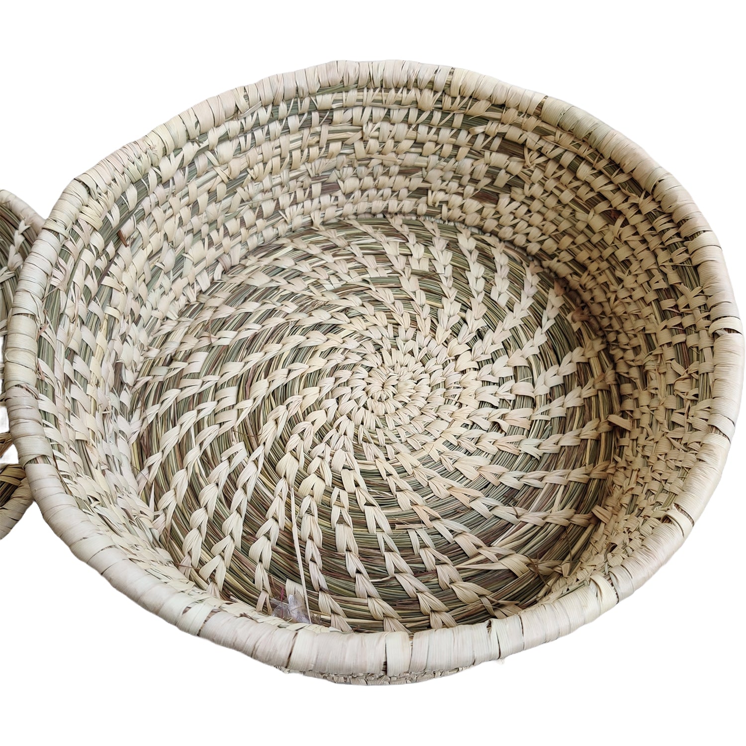 Roti Baskets Made Of Sabai Grass With  Lid