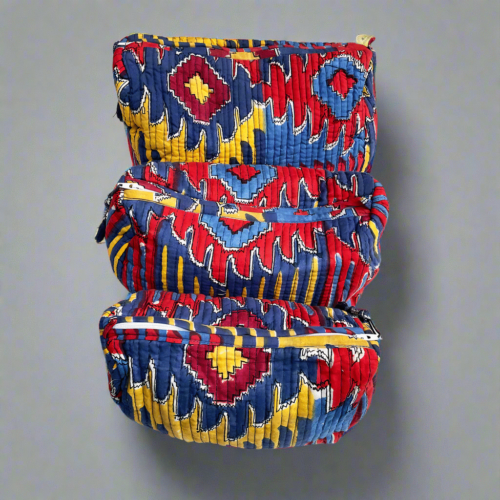Set Of Three Multi Purpose Toiletry Bags