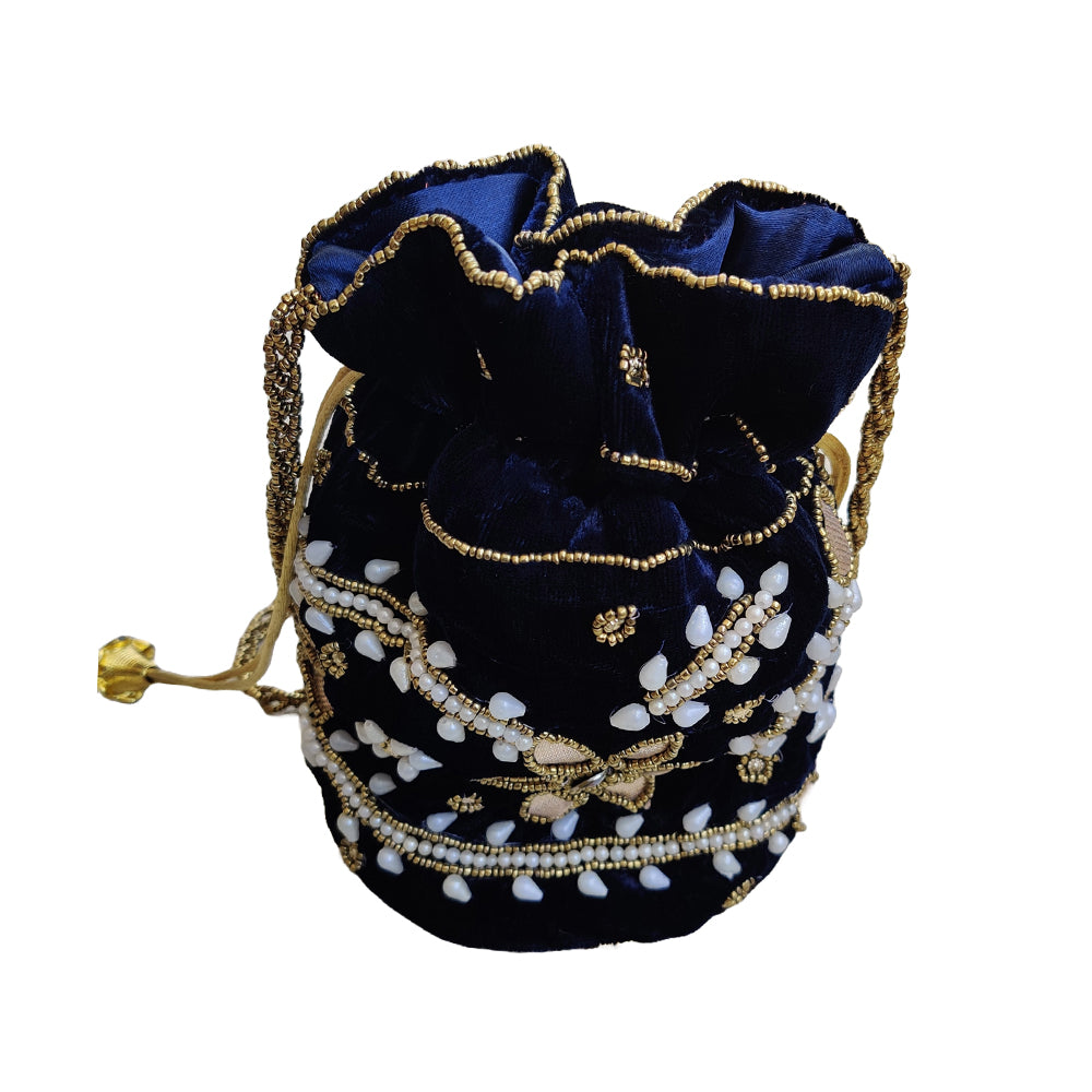 Velvet  Potli Bag