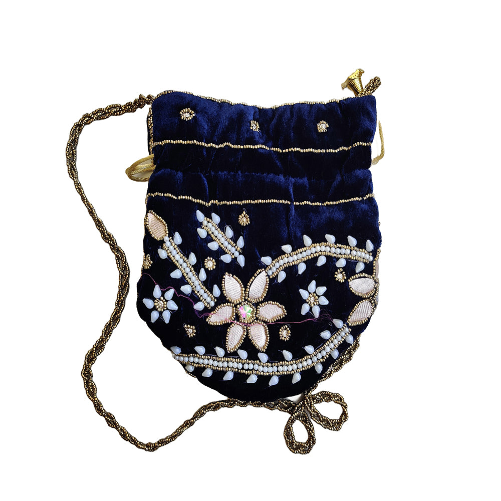 Velvet  Potli Bag