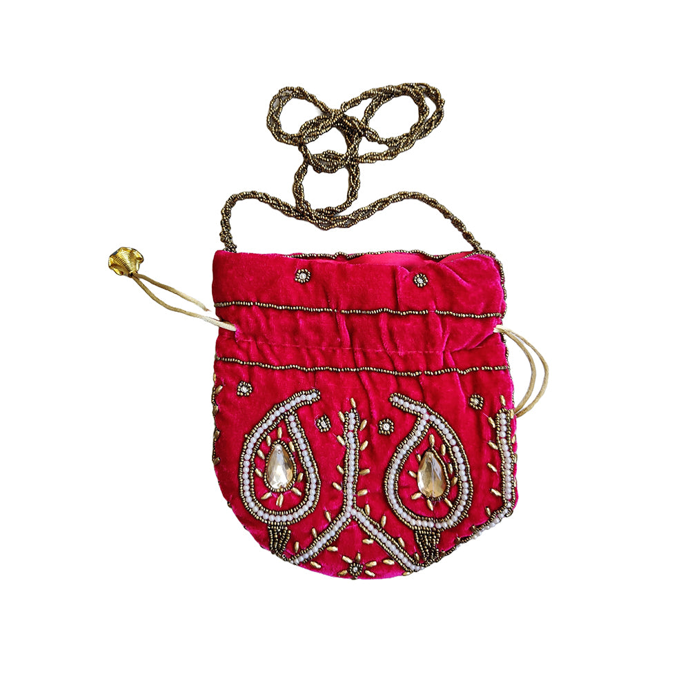 Velvet Potli Bag