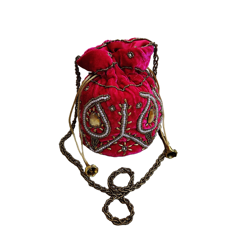 Velvet Potli Bag