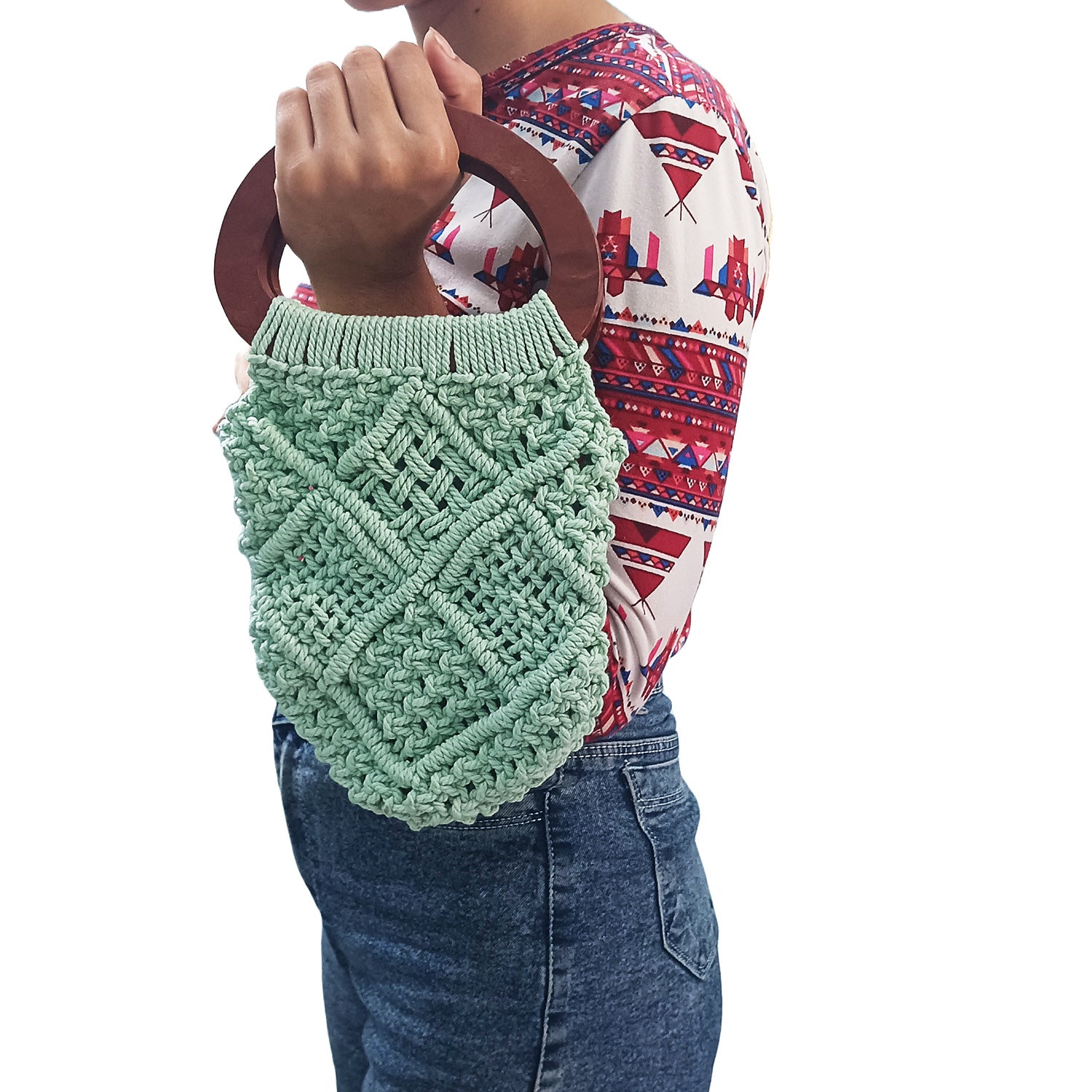 CROCHET PATTERN MINIMEALBA Crochet Bag Pattern Raffia Bag crochet purse woman bag shopping bag