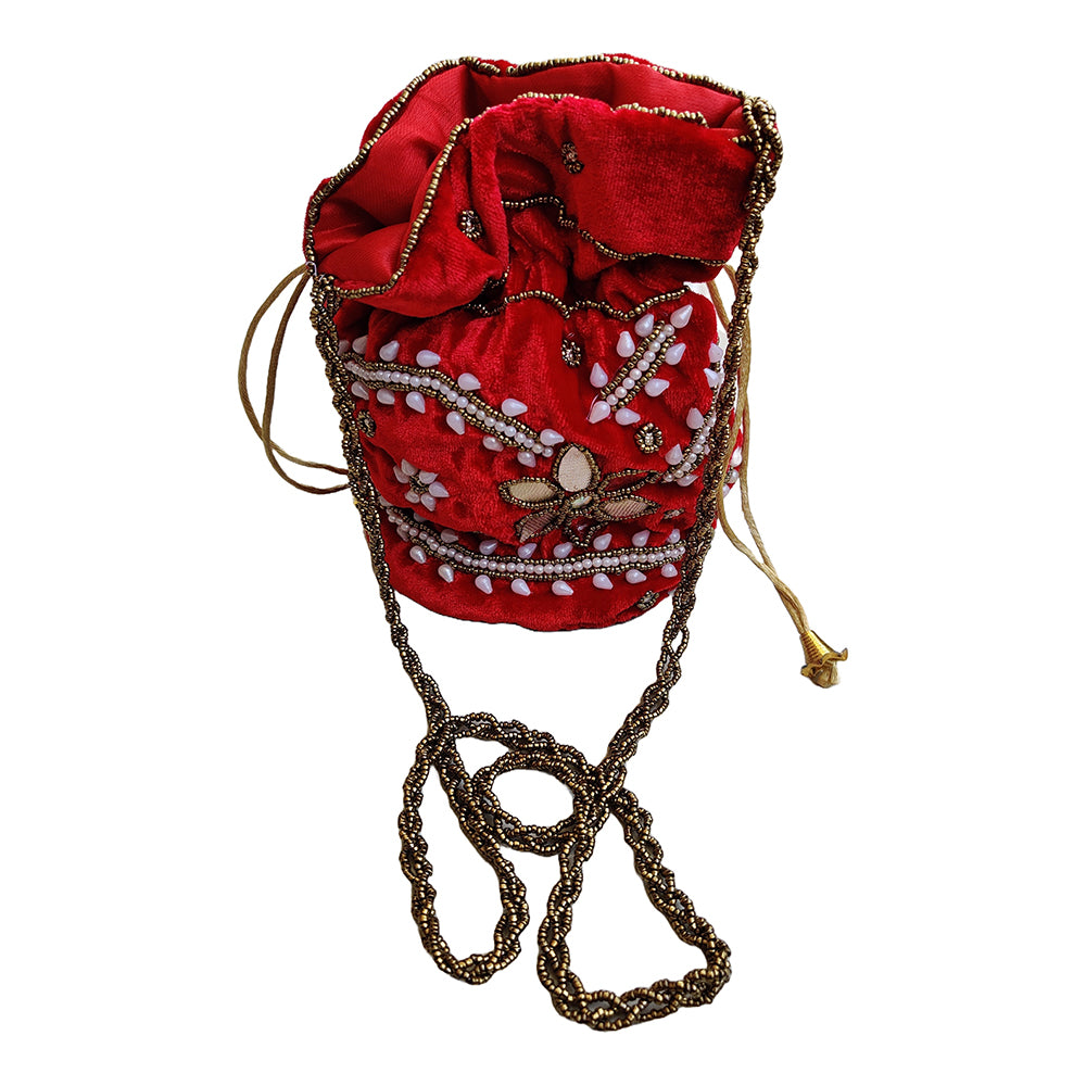 Velvet  Potli Bag
