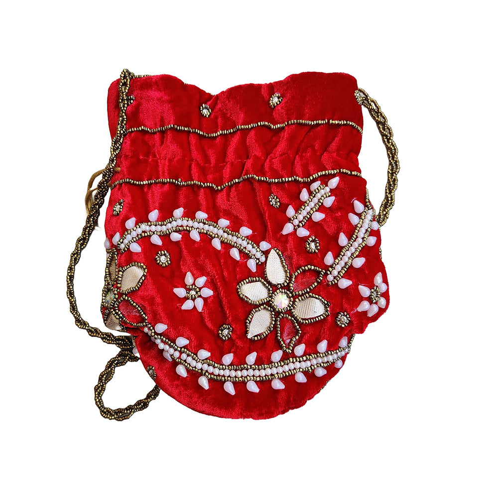 Velvet  Potli Bag
