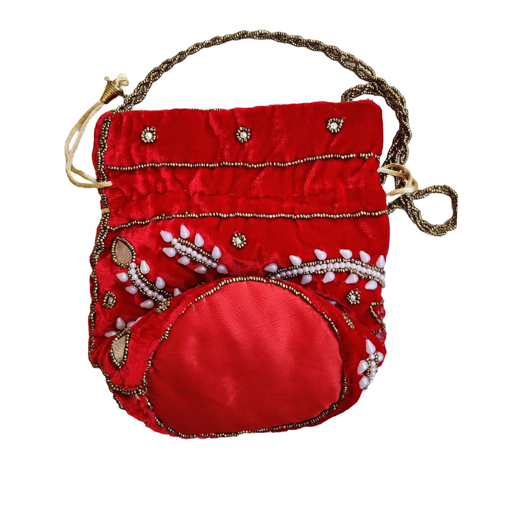 Velvet  Potli Bag